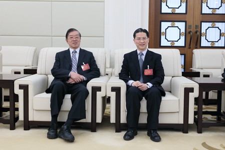 周汉民与黄关从合影