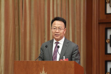 中国民主建国会上海市第十三次代表大会举行闭幕会议